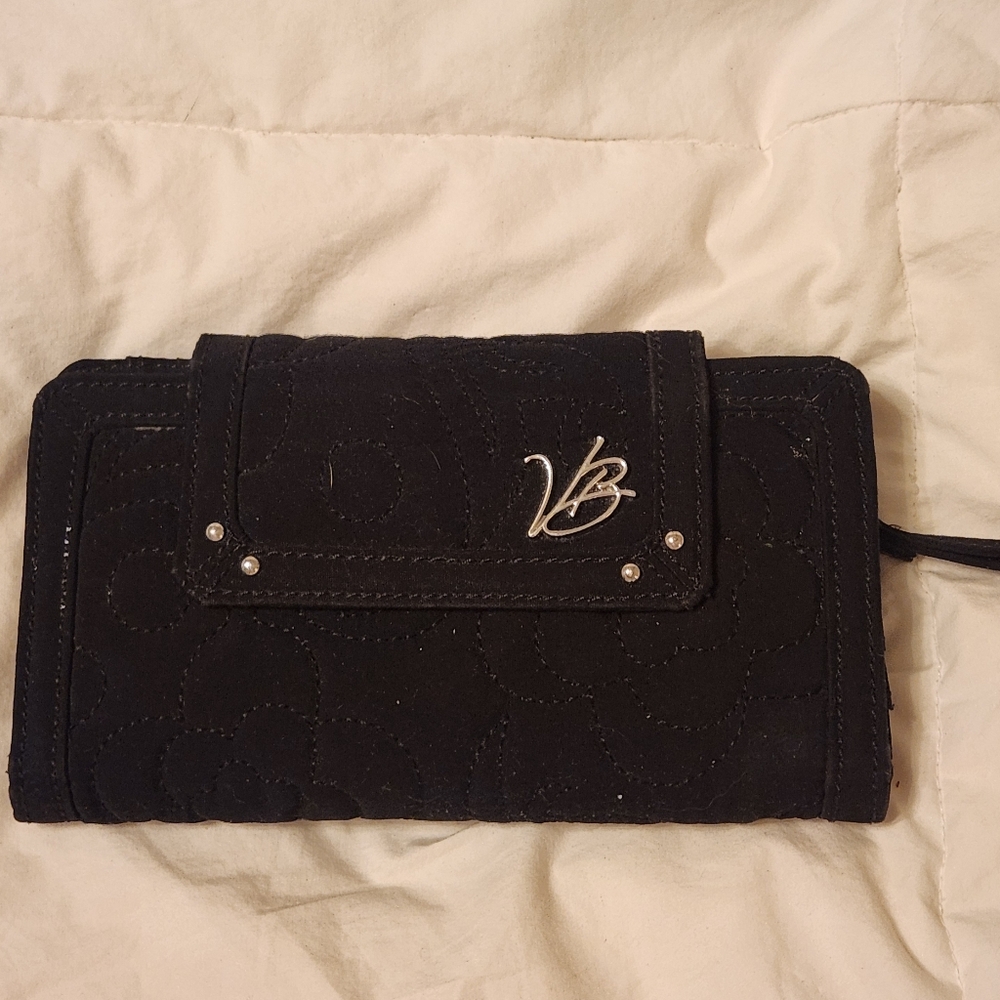 Vera Bradley Black Quilted Wallet